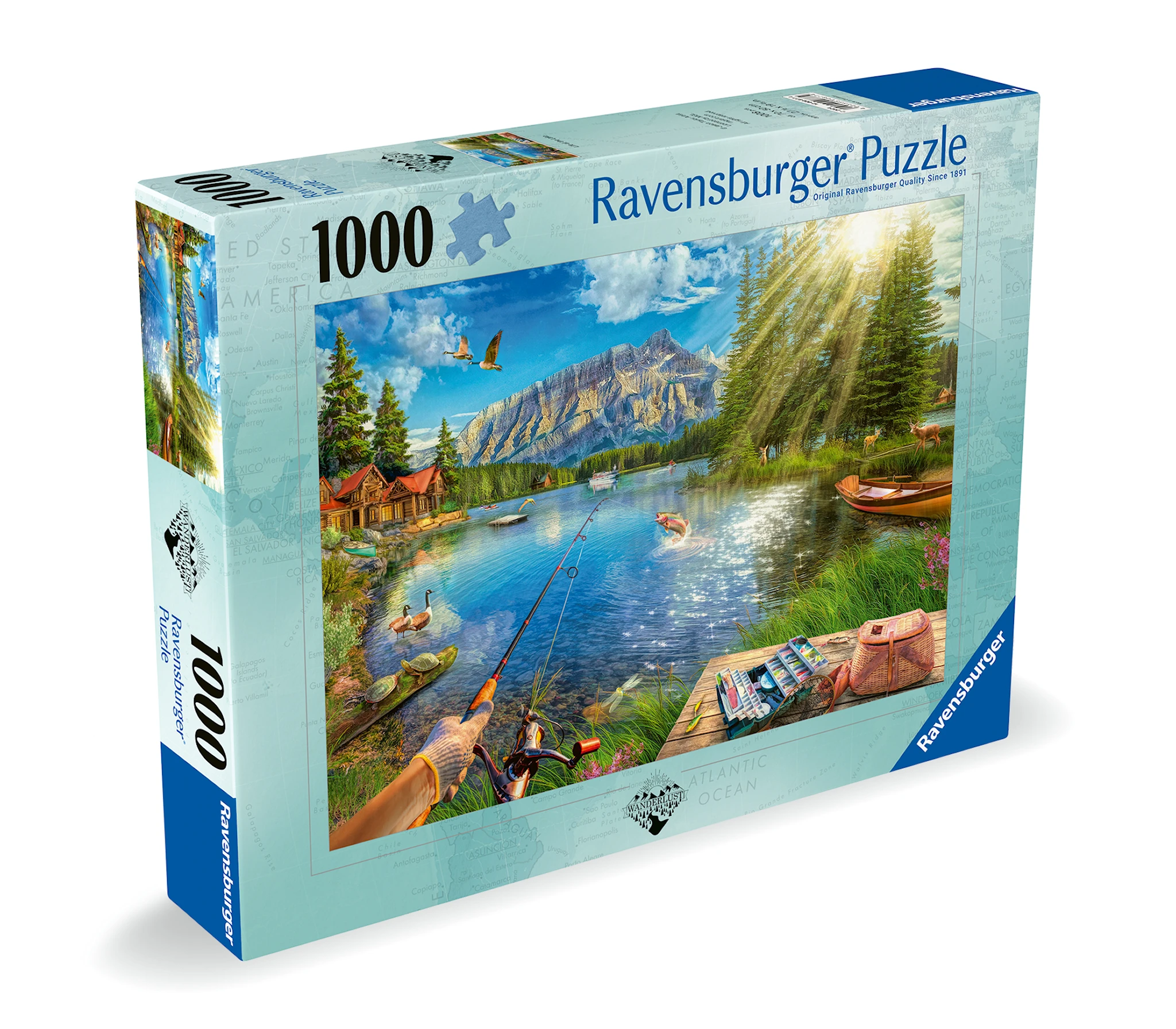 Tuotekuva ille Palapelit Life At The Lake 1000 palaa, Ravensburger