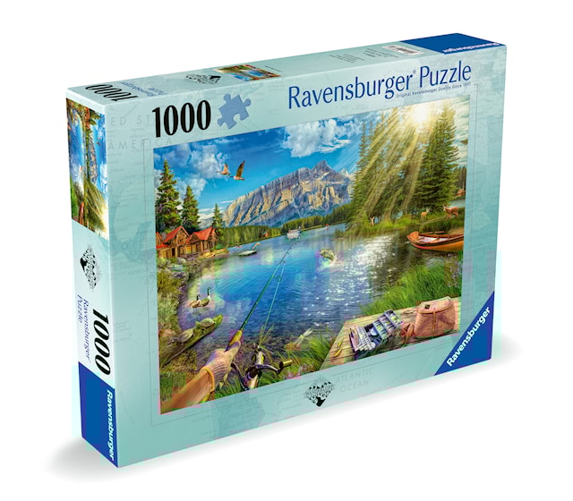 Produktbilde 1 for Puslespill Life At The Lake 1000 brikker, Ravensburger