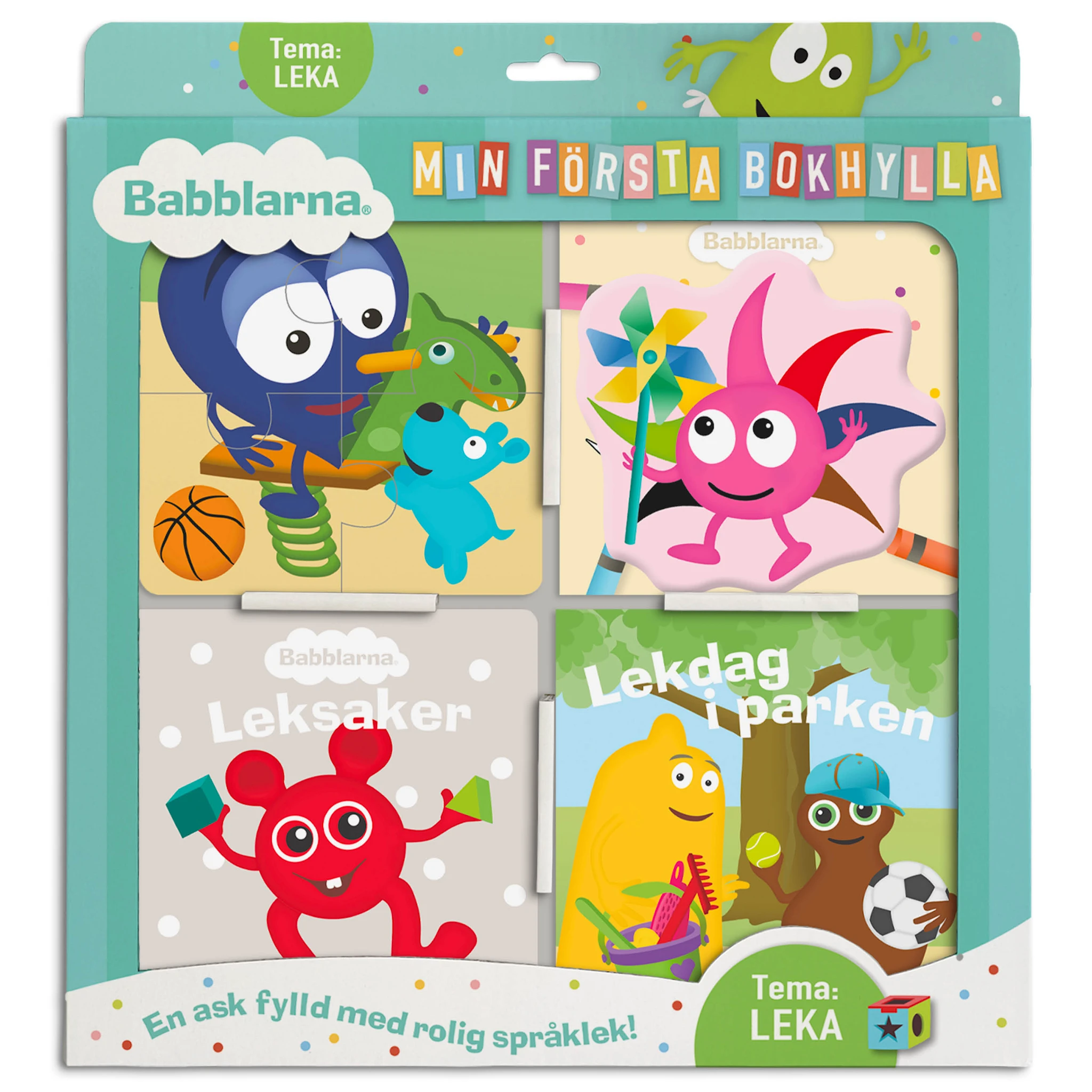 Produktbilde for Min Første Bokhylle Leker Babblarna