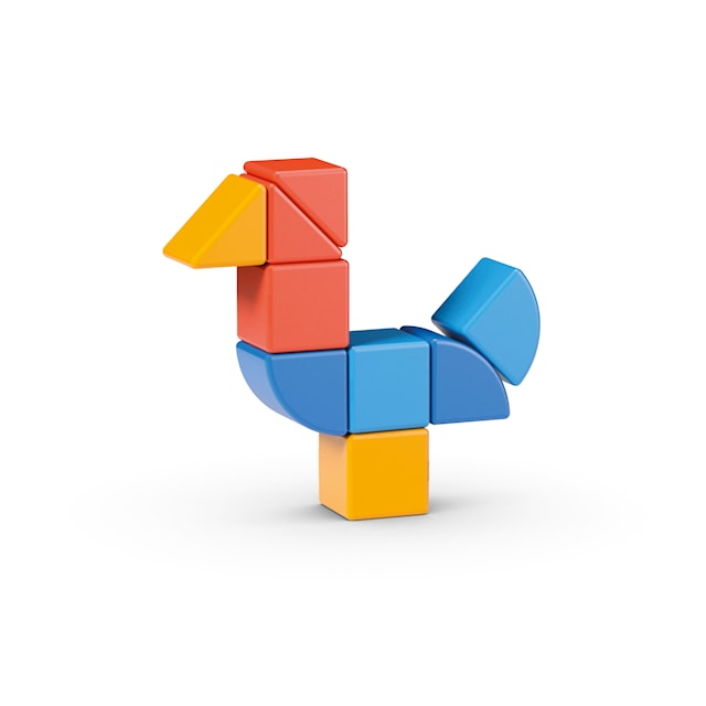 Tuotekuva 3 - Geomag Magicube Eläimet 9 Osaa