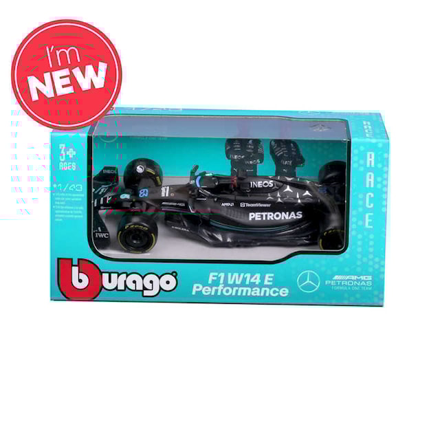 Produktbild 6 för F1 Racerbil Mb W14 2023 Hamilton 1:43 Bburago