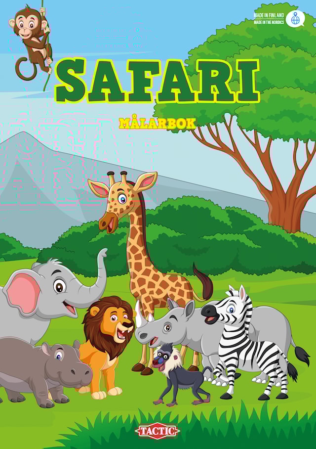 Safari malebok Tactic