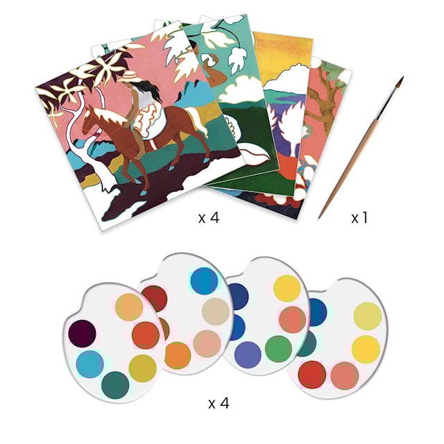 Produktbilde 2 for Lag & Mal med Vannfarger inspirert av Paul Gauguin Djeco