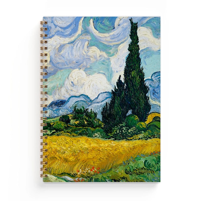 Tuotekuva 2 - Muistikirja A5 Kaura-alue van Gogh