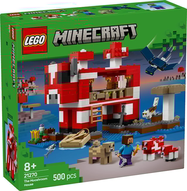 Produktbild 1 för Mooshroomhuset LEGO® Minecraft (21270)