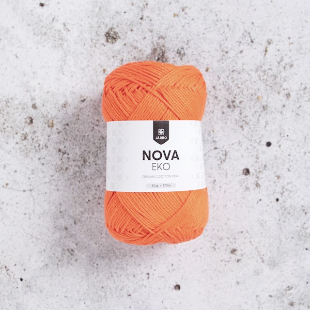 Nova Eco Cotton 50 g Juicy Orange (32) Järbo