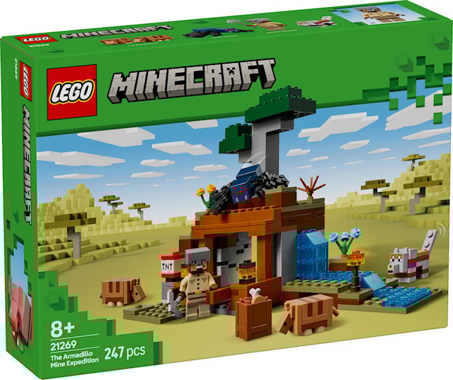 Produktbild 1 för Expeditionen till bältdjursgruvan LEGO® Minecraft (21269)