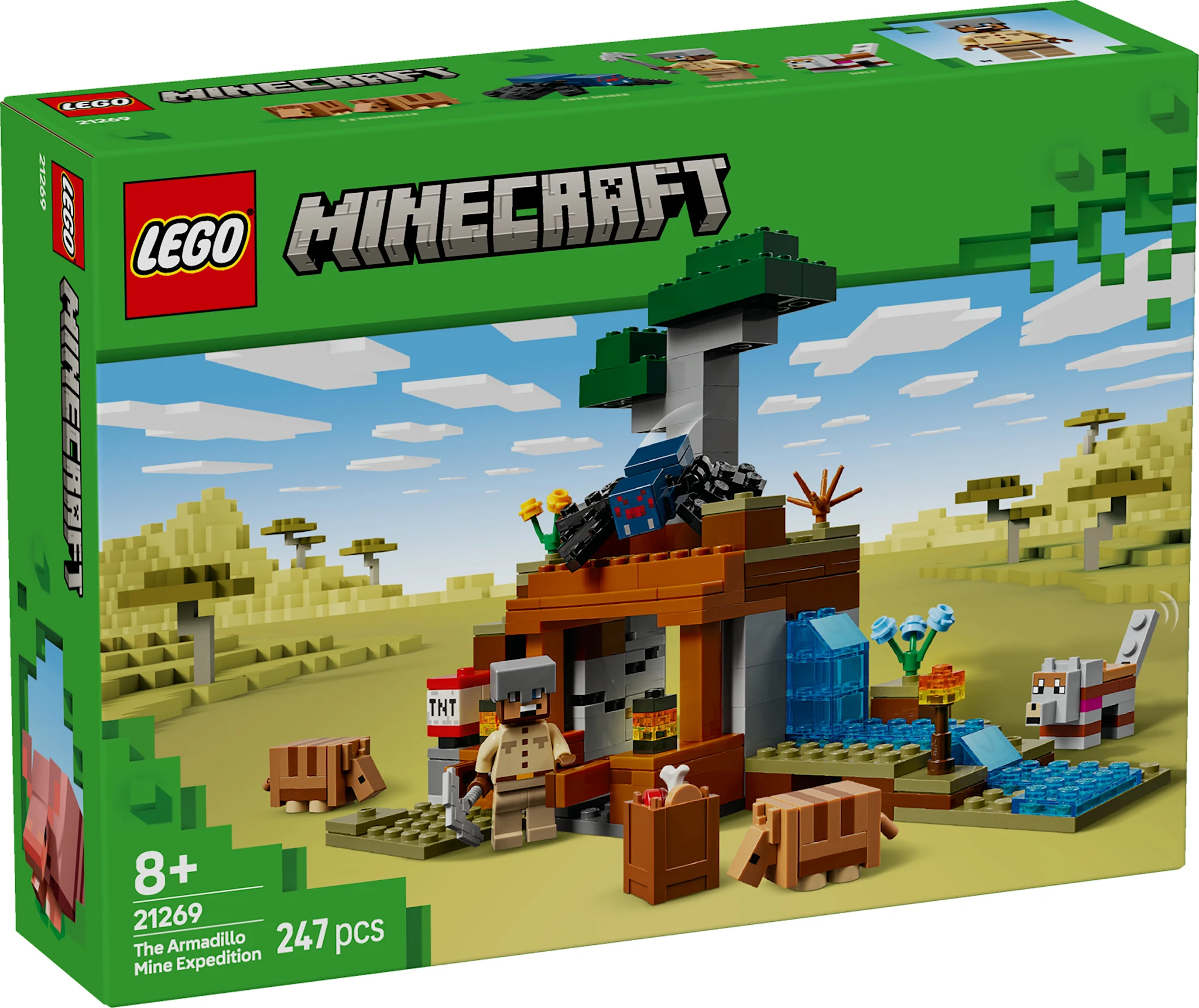 Tuotekuva ille Vyötiäisen kaivos LEGO® Minecraft (21269)