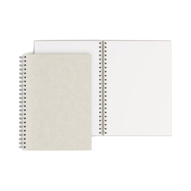 Produktbild 3 för Anteckningsbok A4 Olinjerad Linen 90 Blad Bigso Box of Sweden