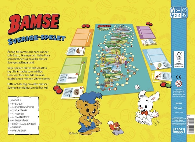 Tuotekuva 3 - Bamse Sverige-spelet (SE)