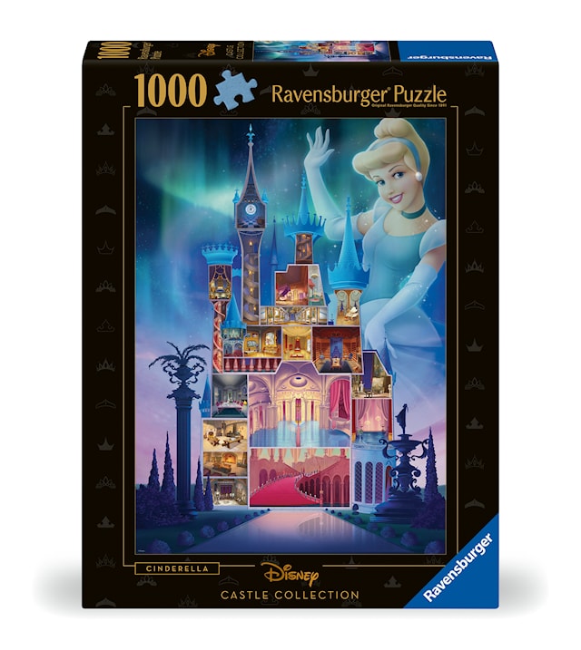 Produktbilde 1 for Disney slott Askepott 1000 Puslespill brikker, Ravensburger