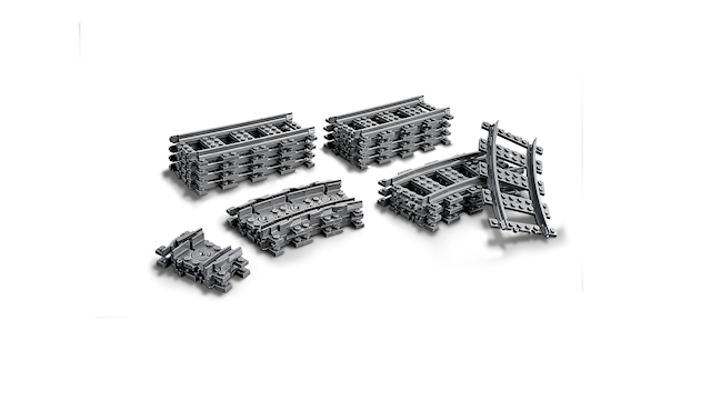 Produktbild 3 för Flexibla spår, LEGO City Trains (60205)