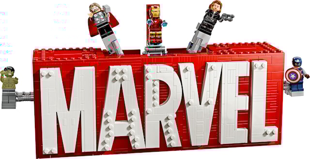 Produktbild 2 för MARVEL logotyp och minifigurer LEGO® Super Heroes (76313)
