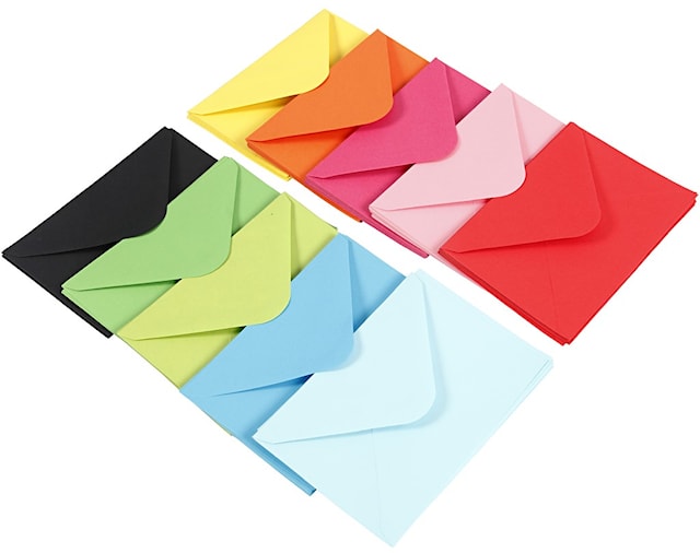 Produktbild 1 för Kuvert Olika färger 11,5 x 16 cm 100-pack