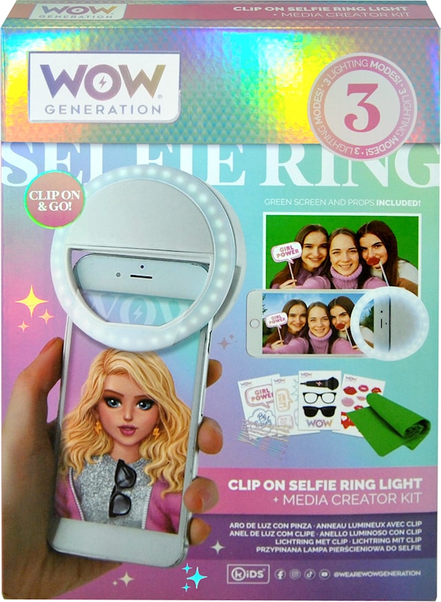Produktbilde 1 for WOW® Generation, Clip On Selfie, lysring