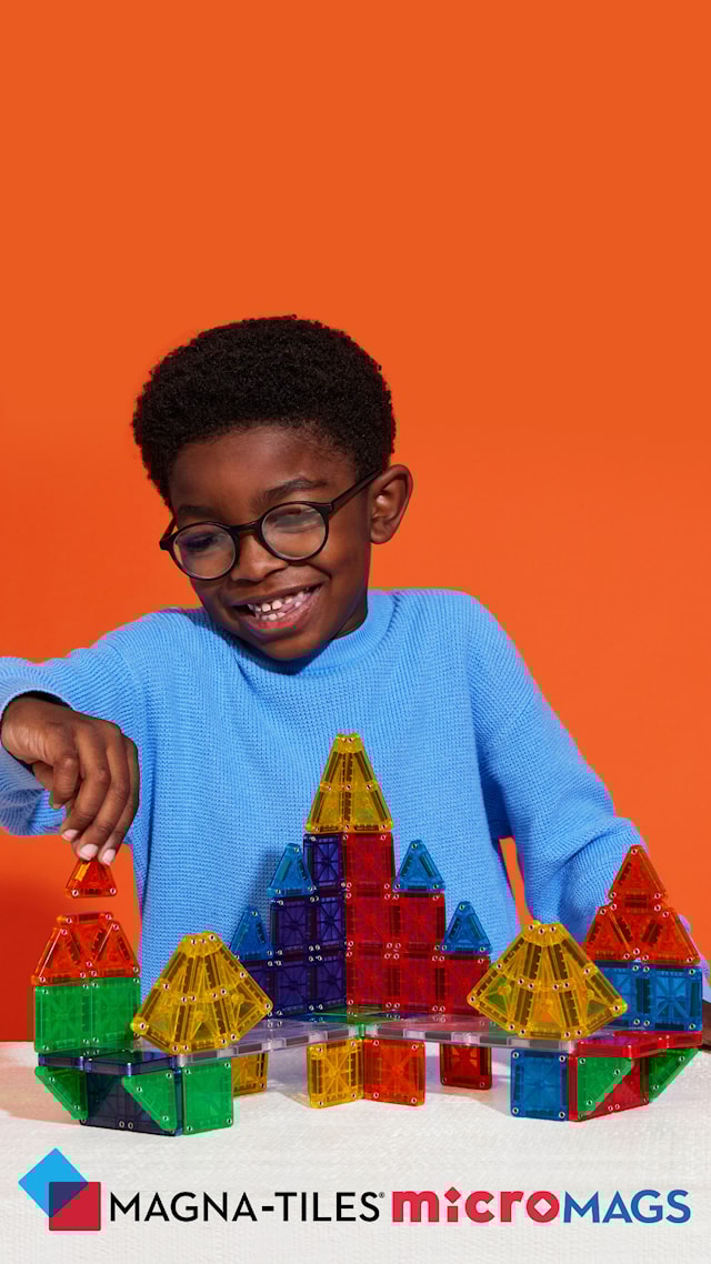 Produktbild 4 för MicroMAGS 70 Bitar Magna-Tiles