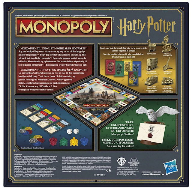 Produktbilde 3 for Monopoly Harry Potter (NO/DK)