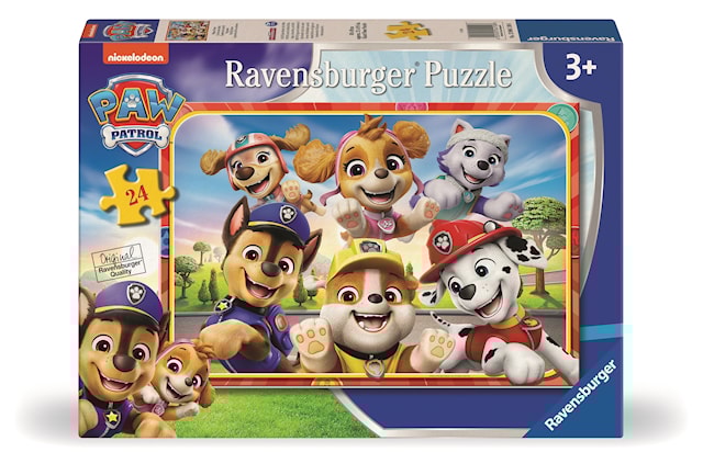 Produktbilde 1 for Paw Patrol med venner, stort golv puslespill 24p Ravensburger