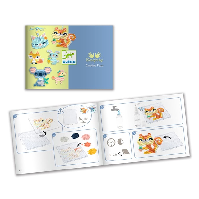 Produktbild 1 för XL-set Vattenpärlor med Furry Friends Djeco