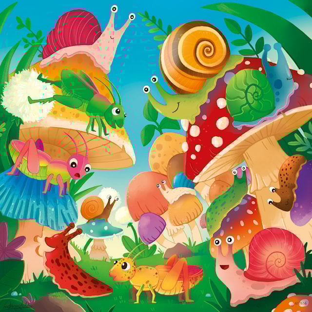 Produktbild 3 för Bugs, Bugs, Bugs Pussel 3x49 bitar, Ravensburger