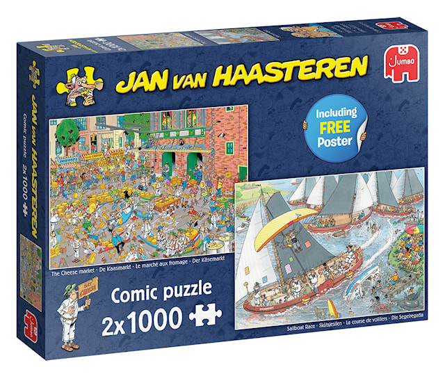 Tuotekuva 4 - Jan Van Haasteren Palapelit Dutch Traditions 2x1000 palaa, Jumbo