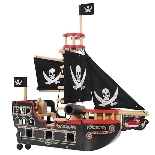 Produktbild 1 för Barbarossa Piratskepp med Figurer Le Toy Van