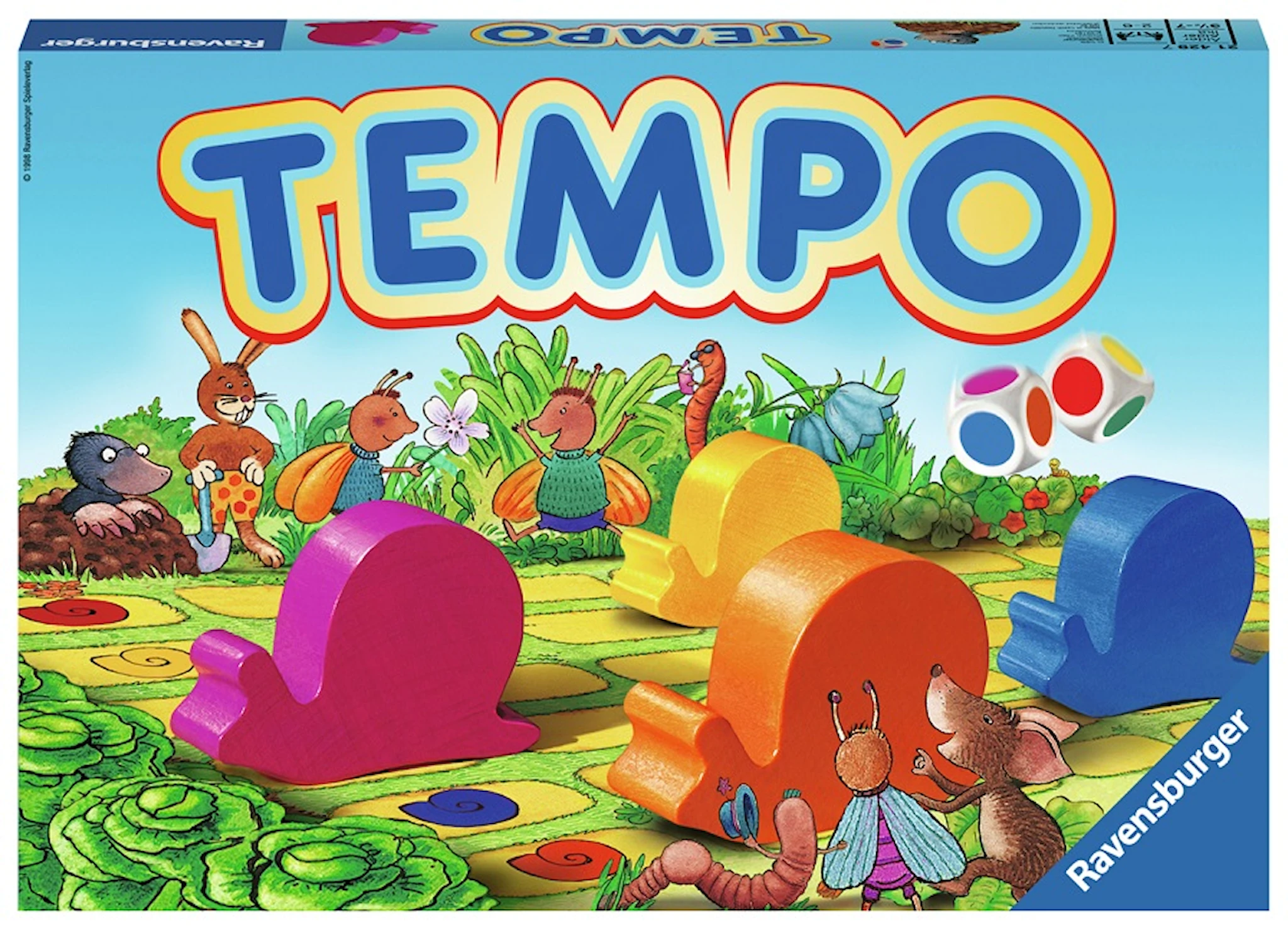 Produktbilde for Spill Tempo Snigelrace, Ravensburger (SE/FI/NO/DK)