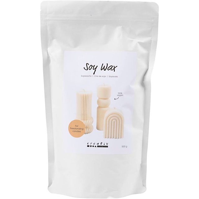 Tuotekuva 1 - Soijavaha, Pöytäkynttilöille, kerma, 500 g/ 1 pkt