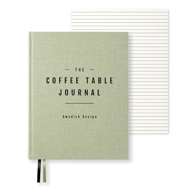 Produktbilde 6 for Coffe Table Journal Clean 25,5 x 20 cm Green Leaf 256 sider Paperstyle