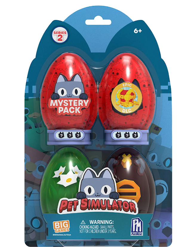 Produktbild 1 för Mystery Pet Figurset 4-Pack Pet Simulator