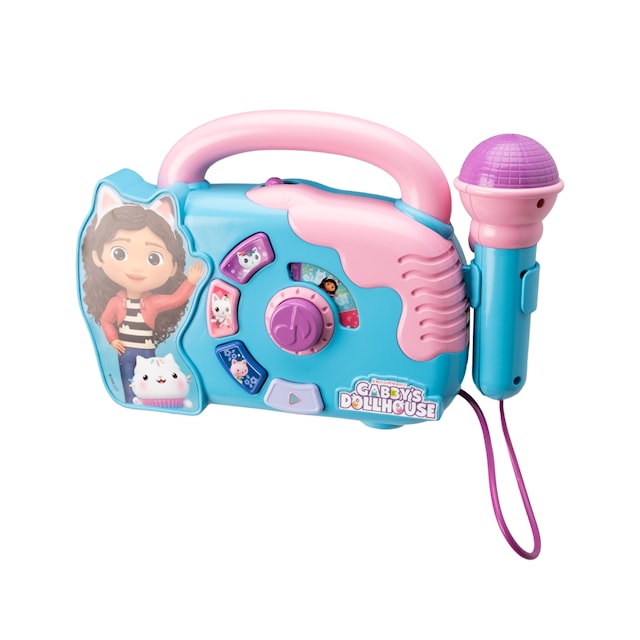 Produktbild 1 för Gabbys Karaokeset med Ljus Gabbys Dockskåp