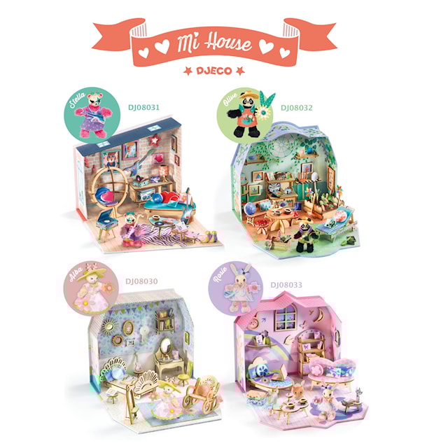 Produktbild 3 för Skapa och Dekorera Miniatyrhus Mia Mi House Djeco