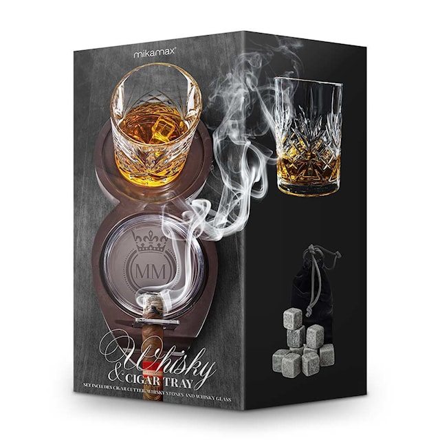 Tuotekuva 1 - Whiskey & Cigar Tray, Mikamax