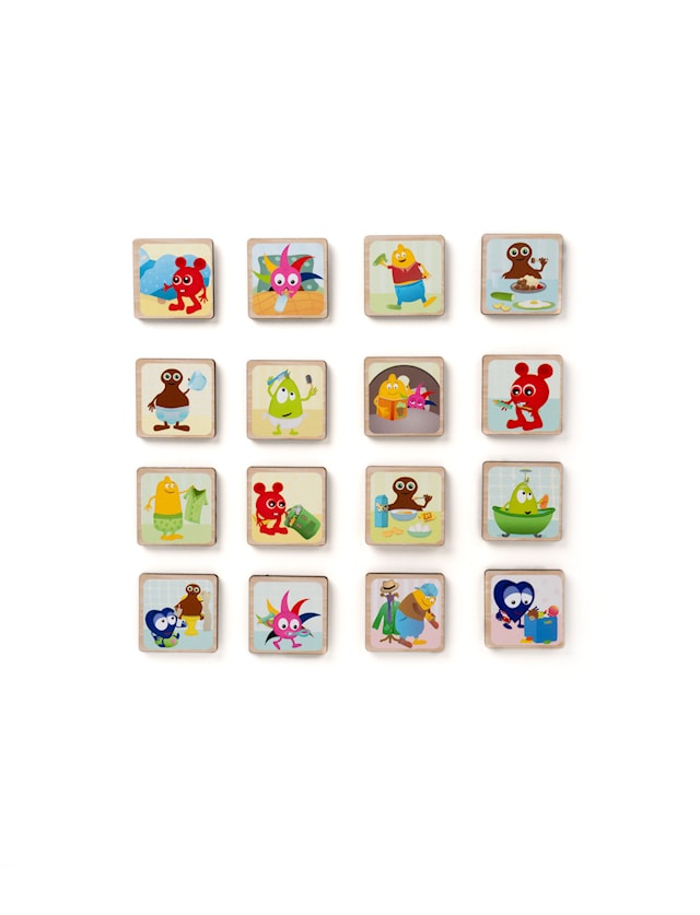 Produktbild 2 för Babblarna Morgon & Kvällstavla Teddykompaniet