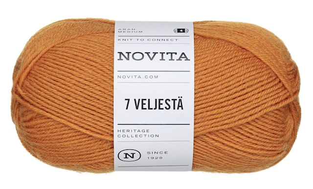 7 Veljestä Lanka Villasekoite 100 g hapero 273 Novita