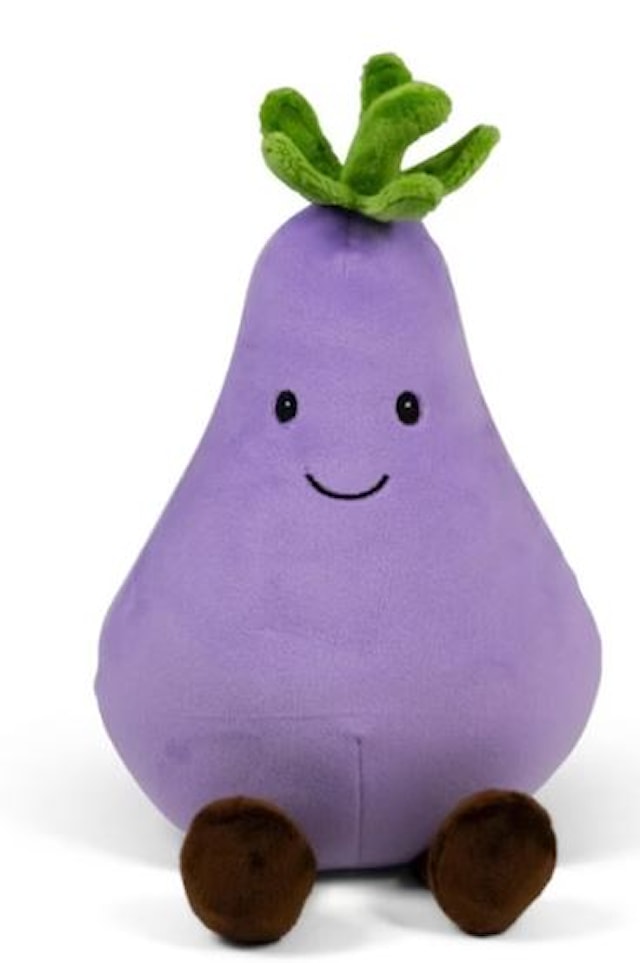 Funky Friends Kosedyr Aubergine 20 cm Animigos