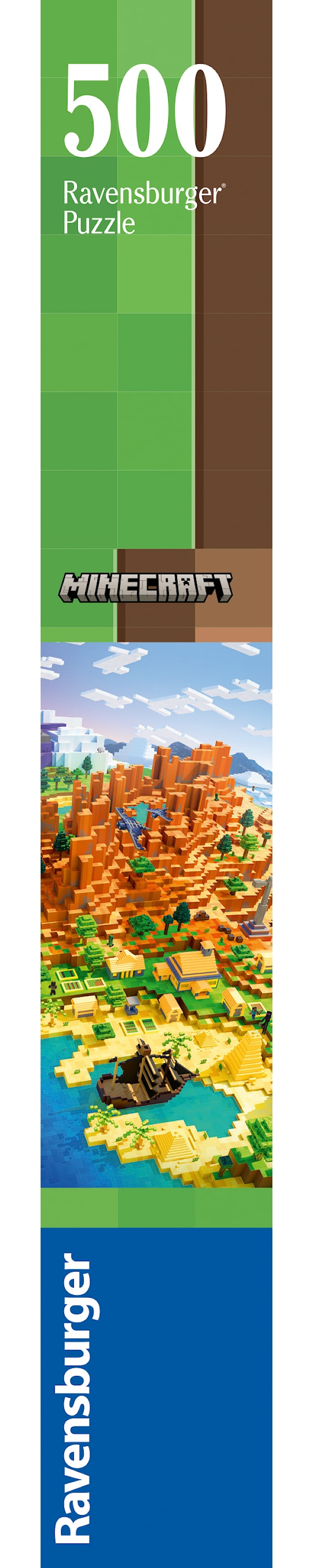 Produktbild 4 för World of Minecraft Pussel 500 bitar, Ravensburger