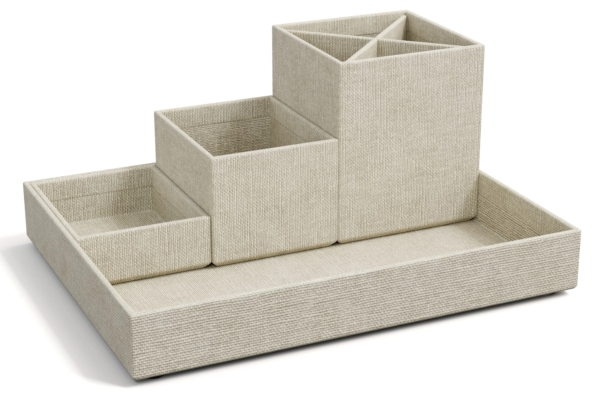 Tuotekuva ille Kirjoitusalueen Säilytys 4 osaa Linen Bigso Box of Sweden