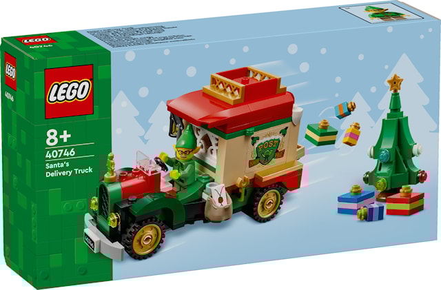 Produktbild 1 för Jultomtens budbil LEGO® Iconic (40746)