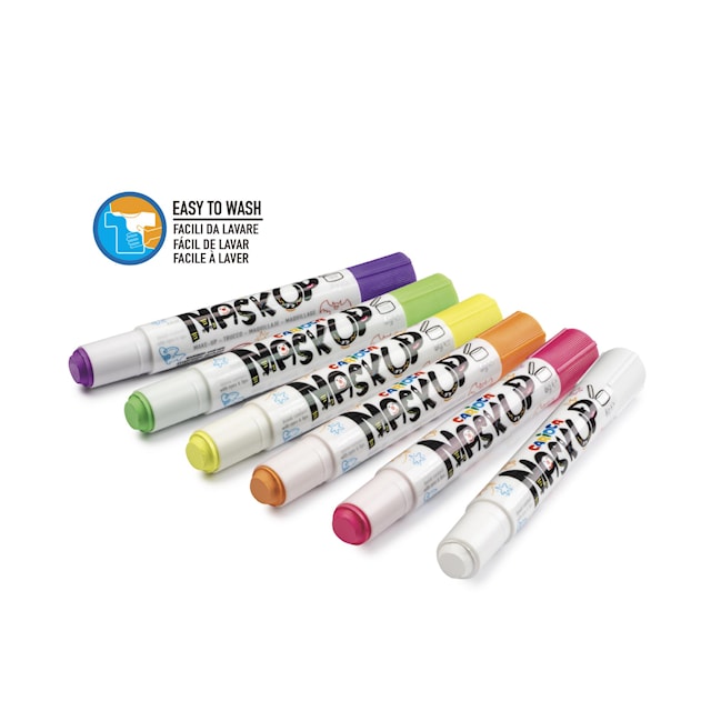 Produktbild 2 för Ansiktsfärg Glow in the Dark 6-p, Carioca Kärnan