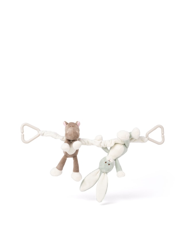 Produktbilde 1 for Diinglisar Vognleke Kanin og Flodhest Teddykompaniet