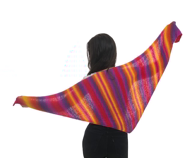 Produktbilde 2 for Nordlys 100 g Multi gul/cerise 941 Viking Garn