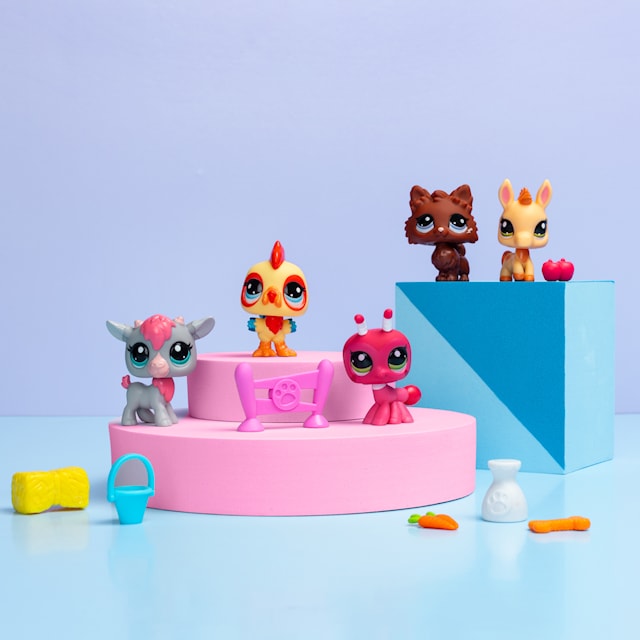 Produktbild 2 för Littlest Pet Shop Farm Besties Collectors 5-Pack
