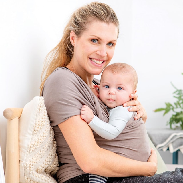 Produktbilde 2 for Bæresjal Tricot-Slen Organic Taupe