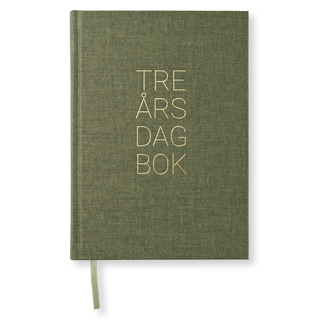Produktbild 1 för 3-Års Dagbok A5 Khaki Green Paperstyle