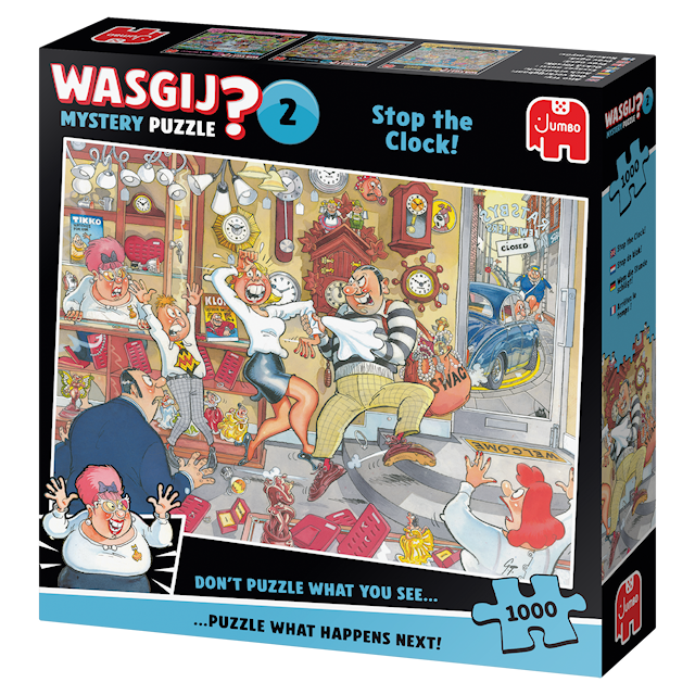 Produktbild 2 för Wasgij Mystery 2 - Stop The Clock! Pussel 1000 bitar