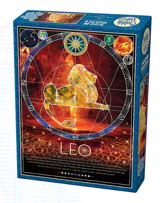 Produktbilde 1 for Puslespill Zodiac Leo 500 brikker, Cobble Hill