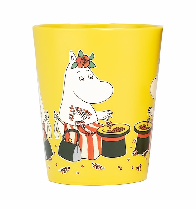 Muumi Juhlat Tumbler-muki Keltainen Rätt Start