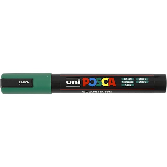 Produktbild 1 för Posca Marker GRÖN, PC-5M spets 2,5 mm