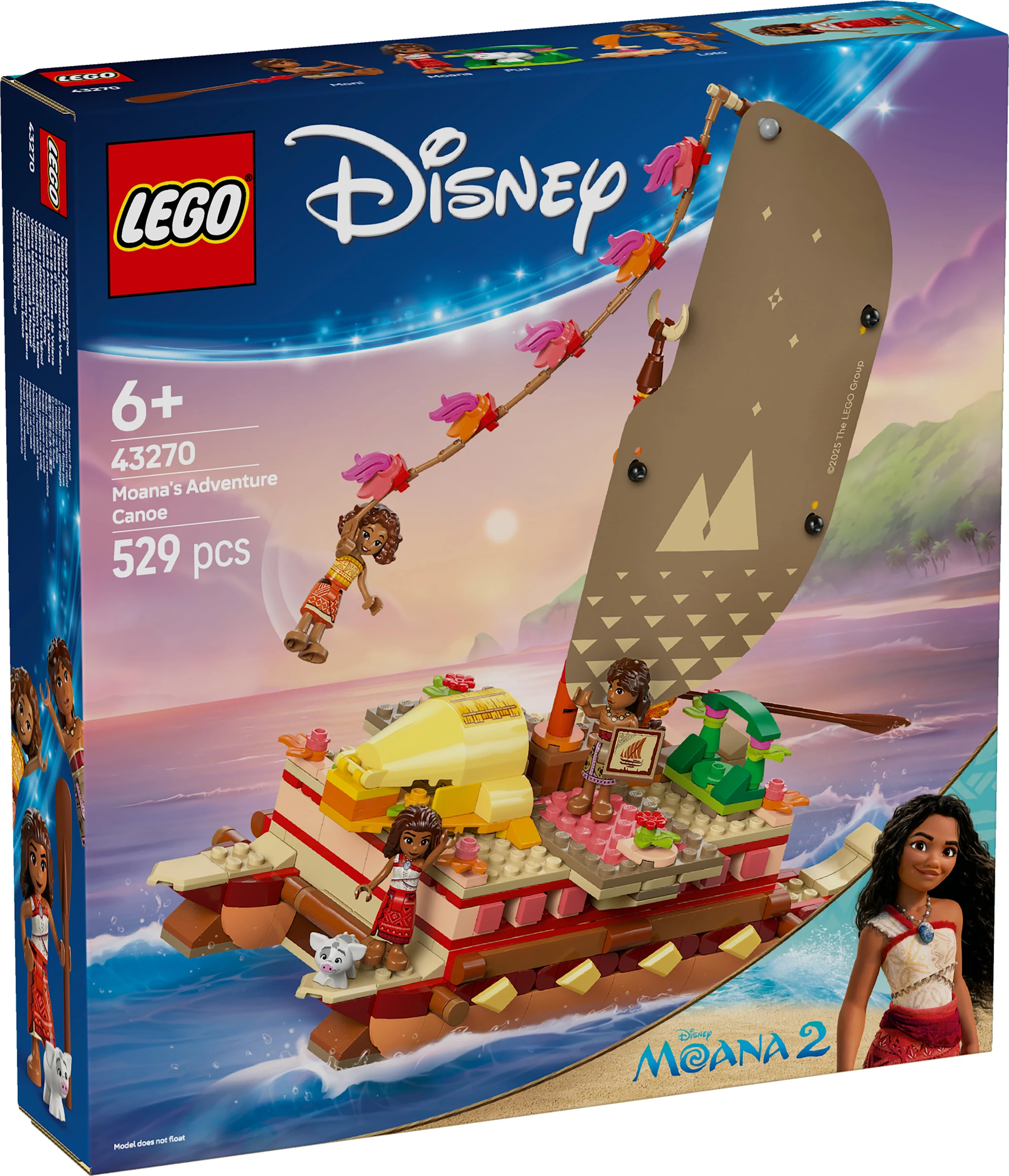 Produktbilde for Vaiana på kanoeventyr LEGO® Disney Princess (43270)